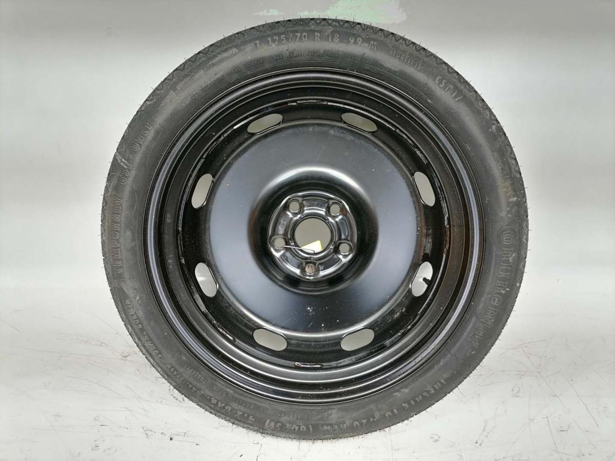 VW Golf 6 original Notrad Ersatzrad 18 Zoll 3,5JX18H2 ET25,5 T125/70R18 99M Bj.2004